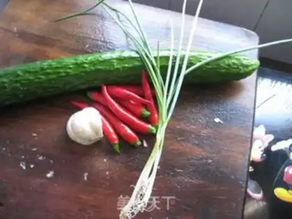 Make Scrap the cucumber step 2