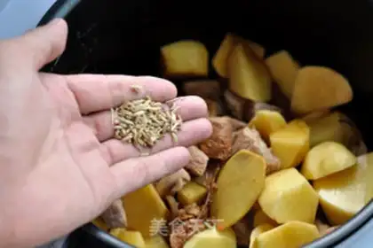 Make Pressure potato stew step 5