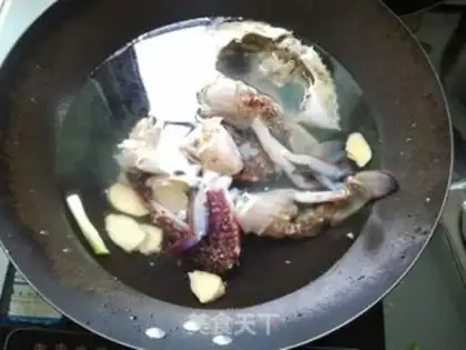 Make Crab tofu soup step 2
