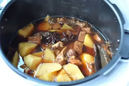 Make Pressure potato stew step 14
