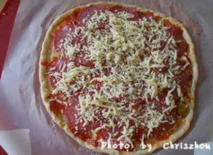 Make Homemade Sarami Pizza step 5