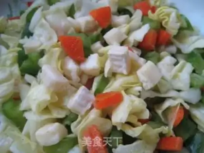 Make The cheese salad step 9