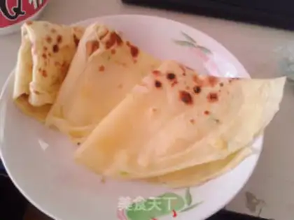 Make Egg pancakes step 7