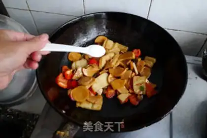 Make Apricot mushroom step 9