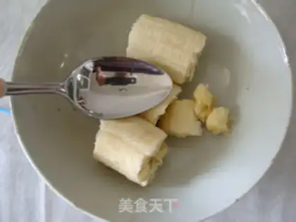 Make Banana-chocolate marfin step 2