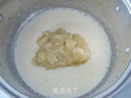 Make Banana-chocolate marfin step 3