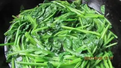 Make Vegetable spinach step 3