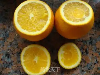 Make Fresh orange eggs step 2