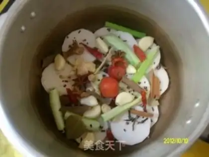 Make Saffron meat step 4