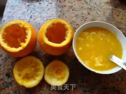 Make Fresh orange eggs step 3