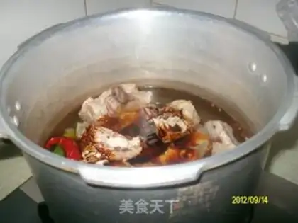 Make Saffron meat step 6