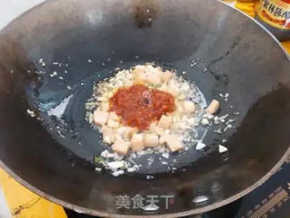 Make Red-burned fish head step 5