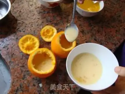 Make Fresh orange eggs step 8
