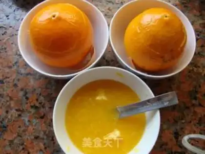 Make Fresh orange eggs step 9