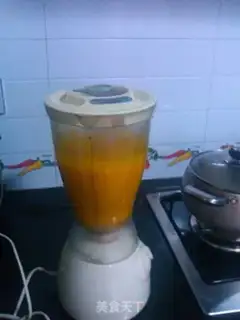 Make Pumpkin coconut similulu step 1