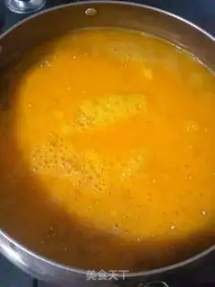 Make Pumpkin coconut similulu step 4