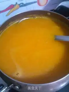 Make Pumpkin coconut similulu step 5