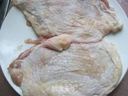 Make Salt chicken leg chops step 1