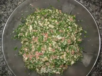 Make Pork dumplings step 4