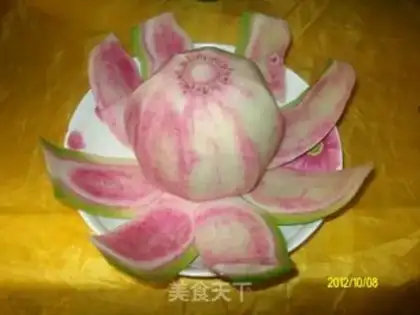 Make ♪ ♪ The radish peel ♪ step 3
