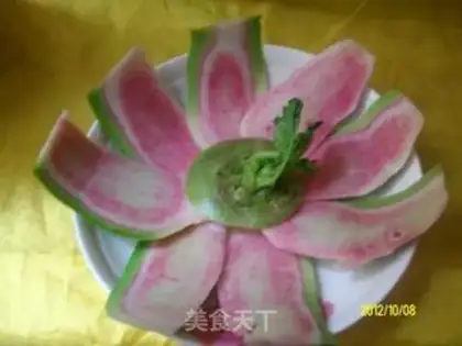 Make ♪ ♪ The radish peel ♪ step 4