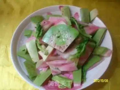 Make ♪ ♪ The radish peel ♪ step 6