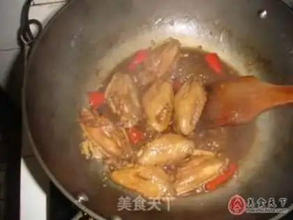 Make Vanilla cola wings step 12