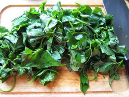 Make Steam melon leaves step 0
