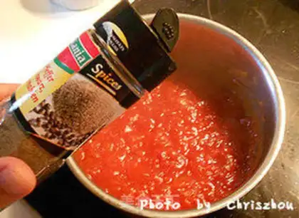 Make Pizza sauce step 7