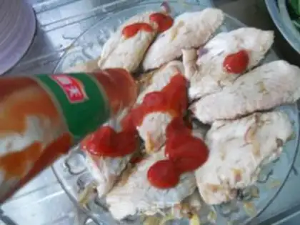 Make Tomato chicken wings step 5