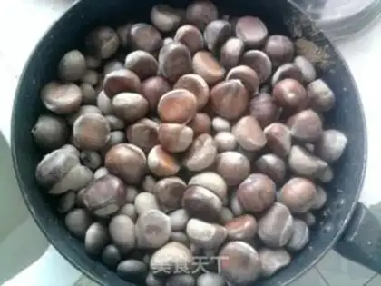 Make Baked chestnuts step 1