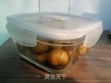 Make Baked chestnuts step 4