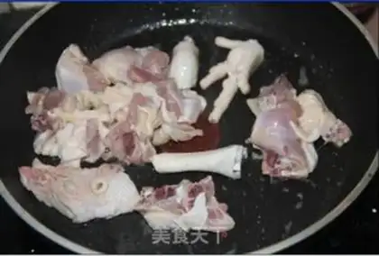 Make Piggy belly chicken step 1