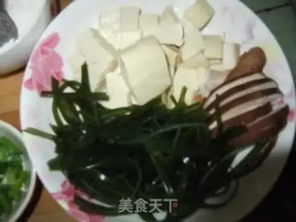 Make Sour tofu soup step 0