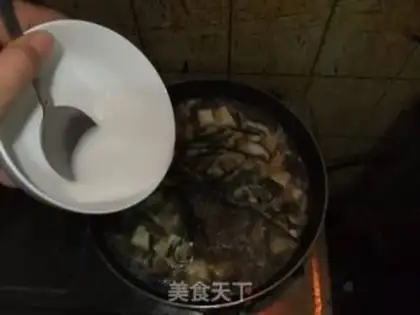 Make Sour tofu soup step 4