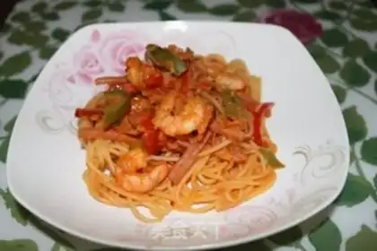 Make Shrimp noodles step 9