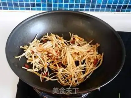 Make Gold needle fat cow step 6