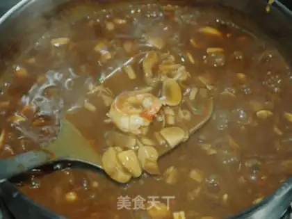 Make Curry mushroom rice step 5