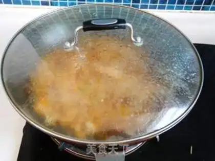Make Gold needle fat cow step 8