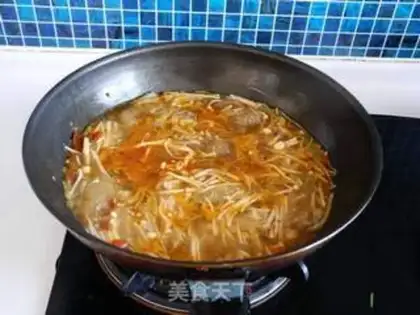 Make Gold needle fat cow step 10