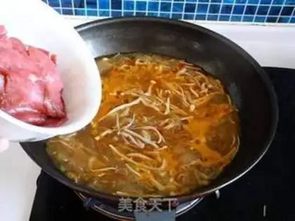 Make Gold needle fat cow step 11