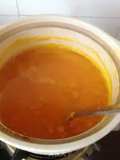 Make Pumpkin porridge step 2