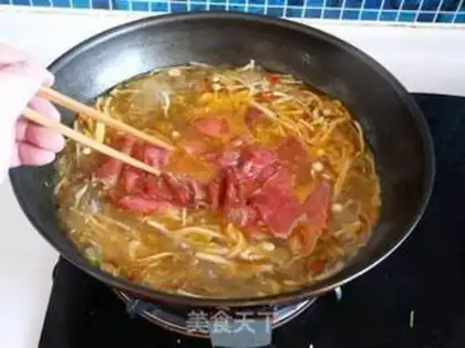 Make Gold needle fat cow step 12