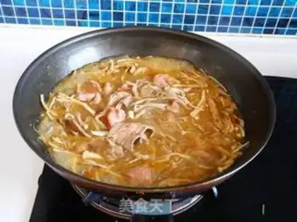 Make Gold needle fat cow step 13