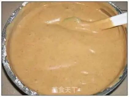 Make Red sugar walnut sponge cake step 9
