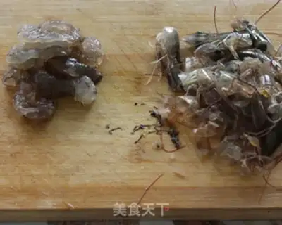 Make Soybeans and shrimp step 0