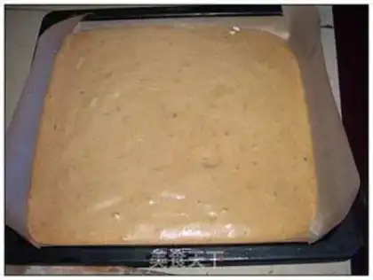 Make Red sugar walnut sponge cake step 11