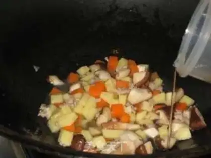 Make Flaming mushroom tofu step 6