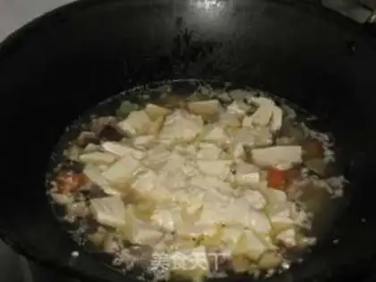 Make Flaming mushroom tofu step 7