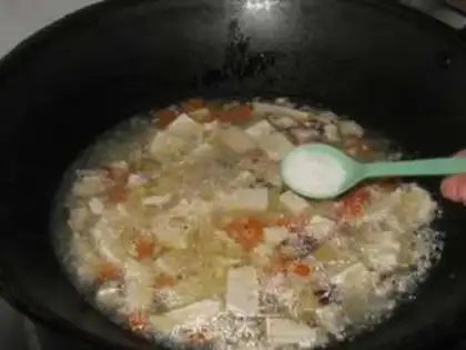 Make Flaming mushroom tofu step 8